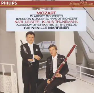 Mozart: Clarinet & Bassoon Concertos by Academy of St Martin in the Fields, Karl Leister, Klaus Thunemann, Sir Neville Marriner & Stephen Orton album reviews, ratings, credits