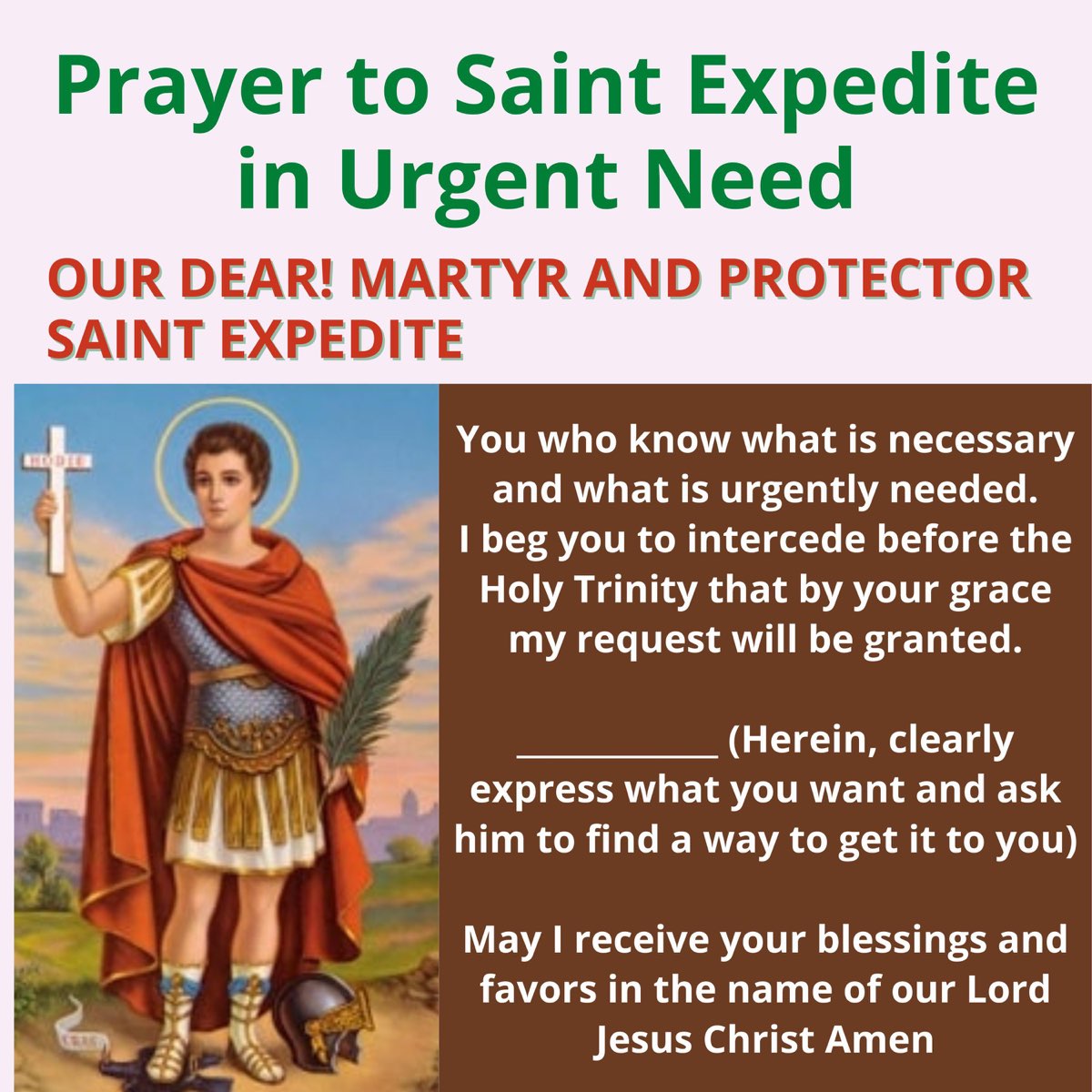 ‎Prayer to Saint Expedite in Urgent Need (MOST POWERFUL) - Single by