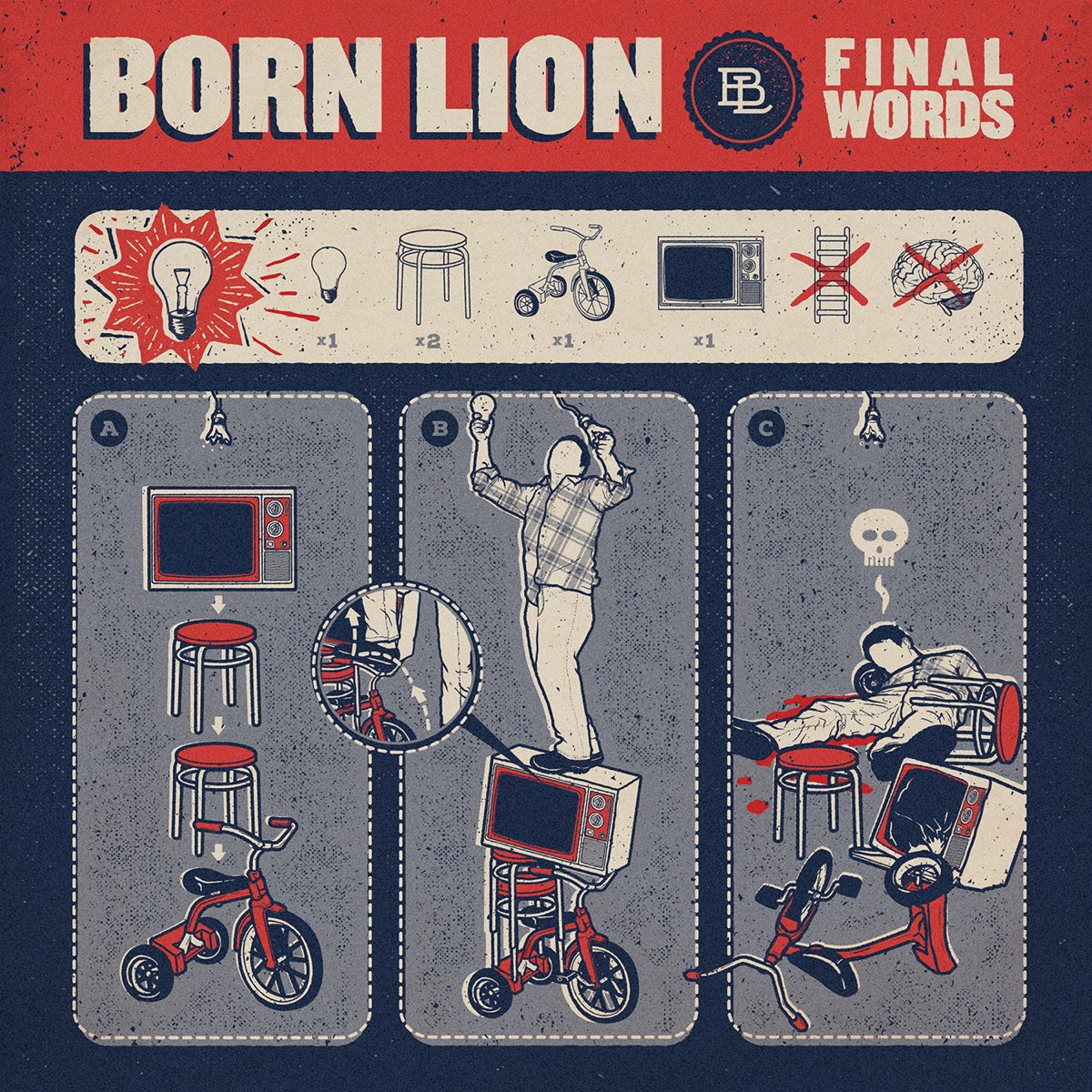 Born word. Борн Лион. Double Fox Party Lions.