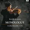 Monologue: Works for Solo Viola album lyrics, reviews, download