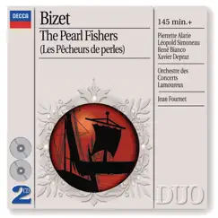 Bizet: The Pearl Fishers by Jean Fournet, Orchestre Lamoureux, Léopold Simoneau & Pierrette Alarie album reviews, ratings, credits