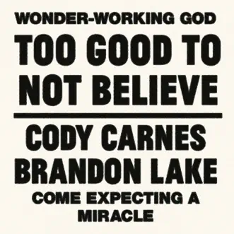 Too Good To Not Believe - Single by Cody Carnes & Brandon Lake album reviews, ratings, credits