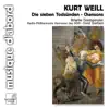 Stream & download Weill: Die sieben Todsünden & Chansons