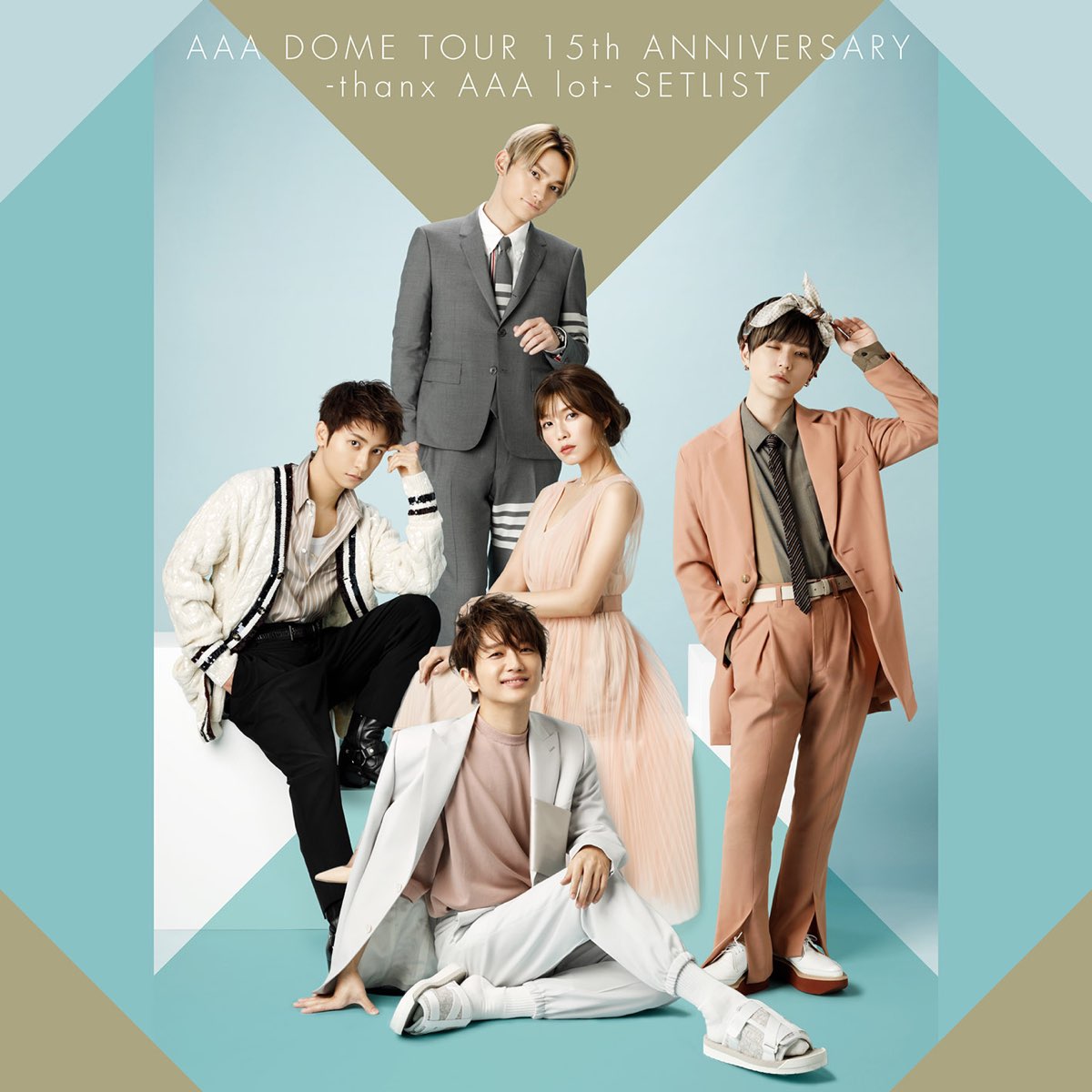 AAA DOME TOUR 15th ANNIVERSARY -thanx AAA lot- SETLIST by AAA on 
