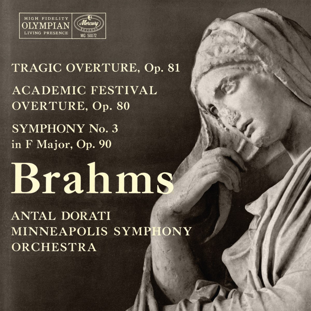 ‎Brahms: Tragic Overture; Academic Festival Overture; Symphony No. 3 ...