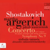 Shostakovich: Concerto in C Minor for Piano, Trumpet & String Orchestra, Symphony No. 9 artwork
