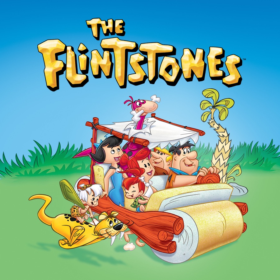 The flintstones игра 1993. Флинстоуны надпись.