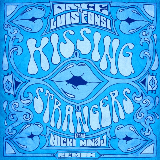 Cover artwork for Kissing Strangers (Remix) [feat. Nicki Minaj]