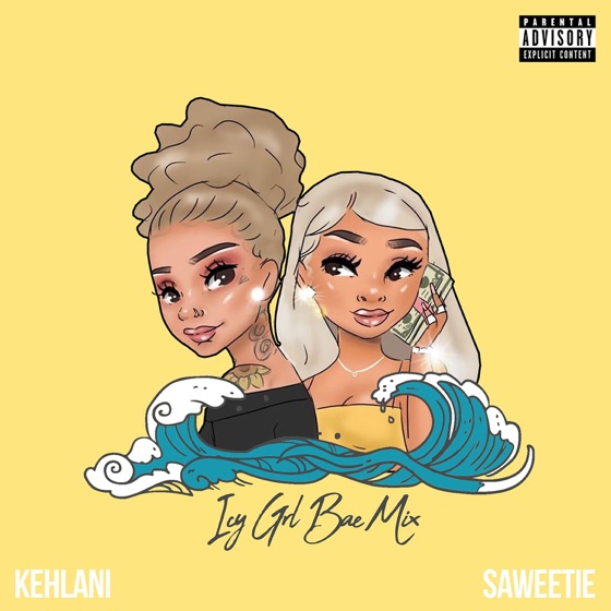 Cover artwork for ICY GRL (feat. Kehlani) [Bae Mix]