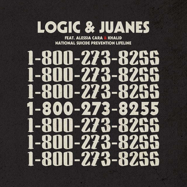 Logic 1-800-273-8255 (feat. Alessia Cara & Khalid) - Single Album Cover