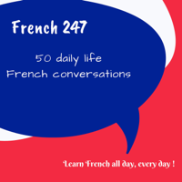 French 247 - 50 Daily Life French Conversations artwork