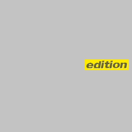 Cover artwork for Edition