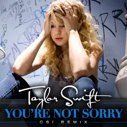 You're Not Sorry (CSI Remix) - Single - Taylor Swift