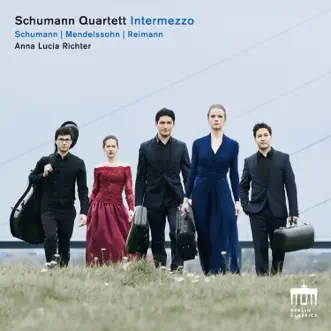 6 Songs, Op. 107 (Arr. for Voice and String Quartet by Aribert Reimann): V. Im Wald by Schumann Quartett & Anna Lucia Richter song reviws