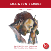 Robinson Crusoe - Daniel Defoe &amp; Margaret Elphinstone Cover Art