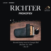 Sviatoslav Richter Plays Prokofiev - Live at Carnegie Hall (December 26, 1960) artwork