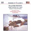 Stream & download Walter Piston: Works for Violin & Orchestra