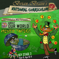 Russell Webster - Brian Brain's National Curriculum KS2 Y6 AOW Mixed Topics (Unabridged) artwork