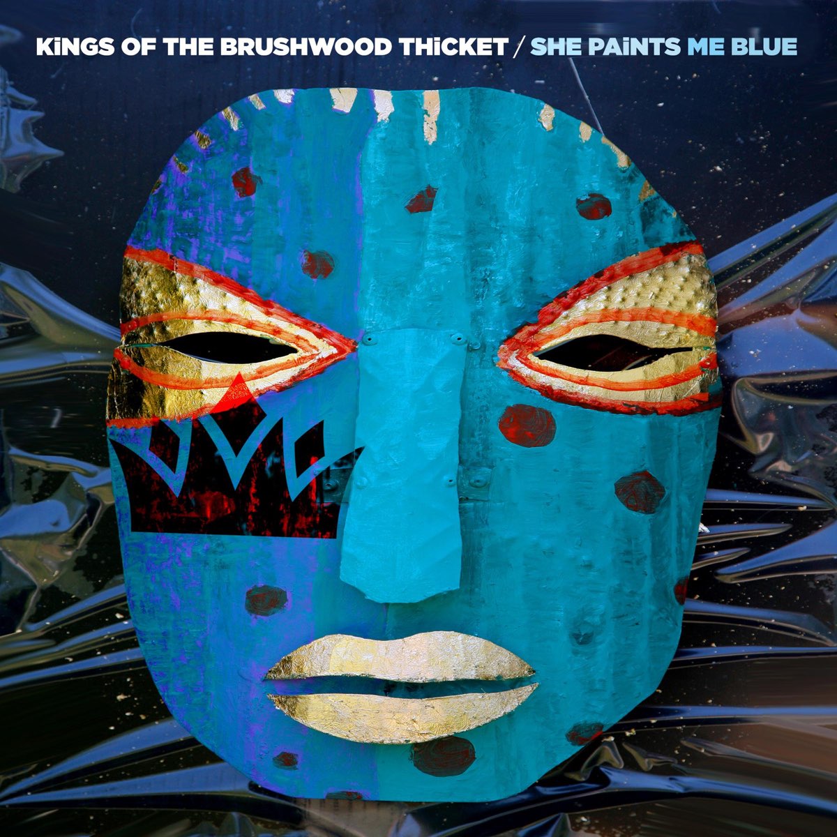 She paints. King Blue. She Paint. The Blue King collection.