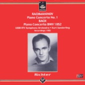 Rachmaninov: Piano Concerto No. 1 - Bach: Piano Concerto Bwv 1052 artwork