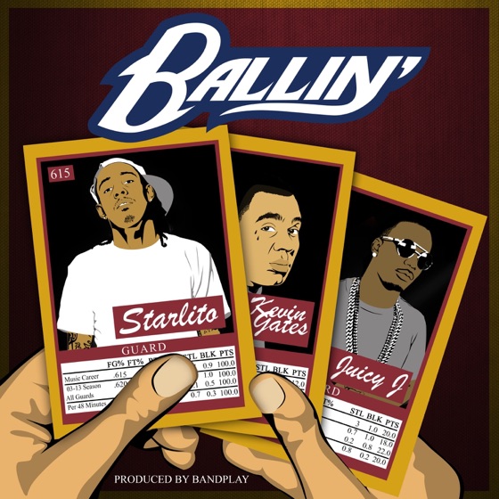 Cover artwork for Ballin (feat. Kevin Gates & Juicy J)