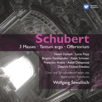 Schubert: 3 Masses, Tantum Ergo & Offertorium by Dietrich Fischer-Dieskau, Wolfgang Sawallisch, Bavarian Radio Symphony Orchestra, Lucia Popp & Peter Schreier album reviews, ratings, credits