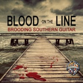 Blood on the Line: Brooding Southern Guitar artwork