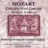 Mozart: Complete Wind Concerti, Volume 1- Woodwind album lyrics, reviews, download