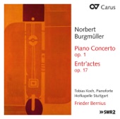 Burgmüller: Piano Concerto, Op. 1 & Entr'actes, Op. 17 artwork