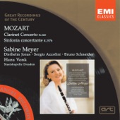 Mozart Clarinet Concerto in A Major K622/Sinfonia concertante in E flat Major K297b artwork