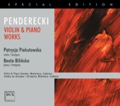 Penderecki: Violin & Piano Works artwork