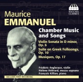 Emmanuel: Chamber Music and Songs artwork