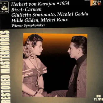 Georges Bizet: Carmen by Giulietta Simionato, Nicolai Gedda, Hilde Gueden, Wienner Symphoniker, Wiener Singverein & Herbert von Karajan album reviews, ratings, credits