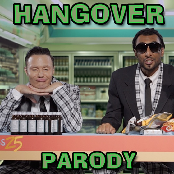 Cover artwork for Hangover Parody