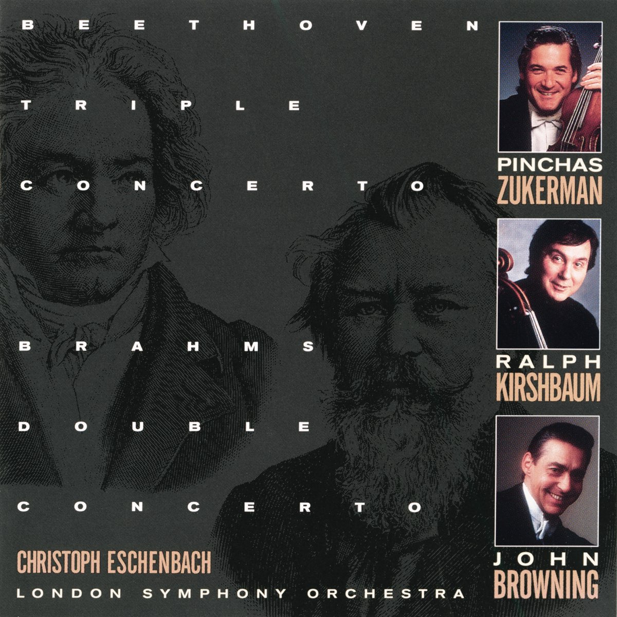 ‎Brahms: Double Concerto, Beethoven: Triple Concerto De Pinchas ...