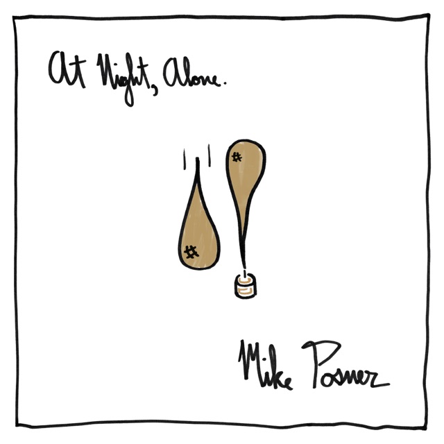 At Night, Alone. Album Cover