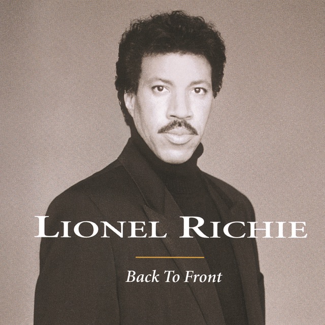 Lionel Richie Back to Front Album Cover