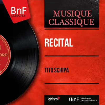 Récital (Mono Version) - Tito Schipa