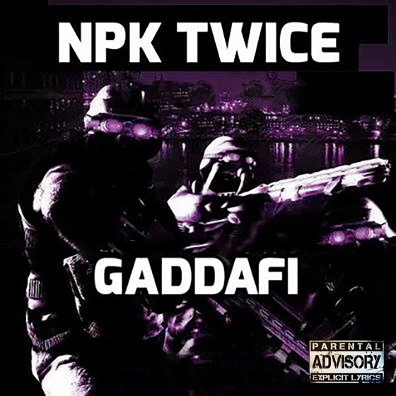 Cover artwork for Gaddafi