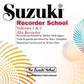 Suzuki Recorder School, Vols. 1 & 2 (Alto Recorder) artwork