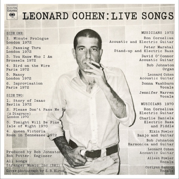 Live Songs (Remastered) - Leonard Cohen