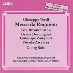 Verdi: Messa da Requiem, Arias by Sir Georg Solti, Gré Brouwenstijn & Chorus and Orchestra of the WDR album reviews, ratings, credits