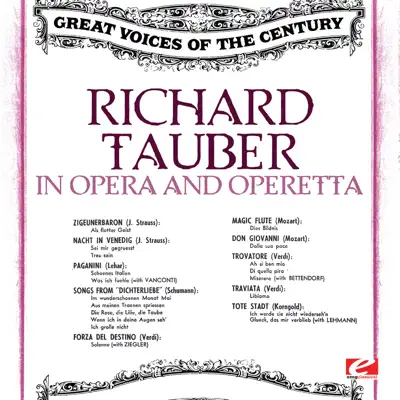 In Opera and Operetta (Remastered) - Richard Tauber In Opera and Operetta (Remastered) - Richard Tauber