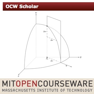 OCW Scholar: Multivariable Calculus