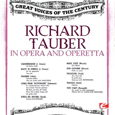 In Opera and Operetta (Digitally Remastered) - Richard Tauber In Opera and Operetta (Digitally Remastered) - Richard Tauber