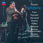Luciano Pavarotti, Herbert von Karajan, Berlin Philharmonic & Mirella Freni - La bohème, Act I: "O soave fanciulla"
