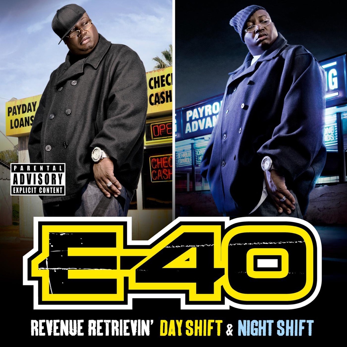 Resultado de imagem para E-40, Revenue Retrievin': Day Shift & Night Shift (The 42 Trax Deluxe Pack)"