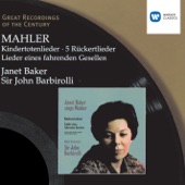 Mahler: Kindertotenlieder - 5 Rückertlieder - Lieder eines fahrenden Gesellen artwork