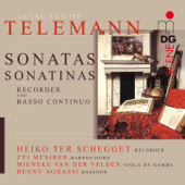 Telemann: Sonatas and Sonatinas for Recorder and Basso Continuo - Heiko ter Schegget, Benny Aghassi, Mieneke van der Velden & Zvi Meniker