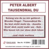 Tausendmal Du